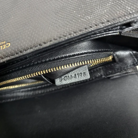 Celine Medium Triomphe Shoulder Bag Lizard - Picture 10 of 15